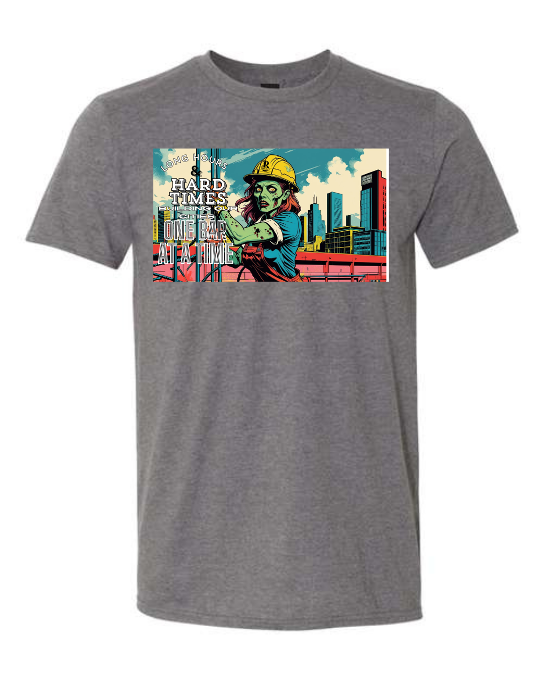 Iron worker women Zombie T-Shirt