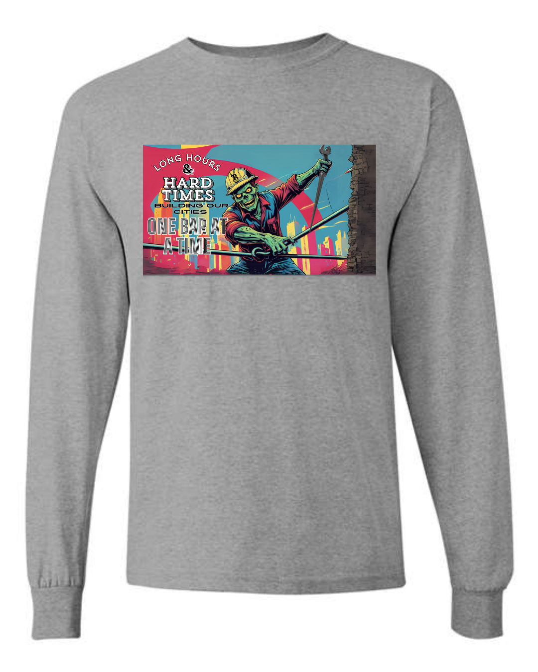 Iron worker Zombie- Long Sleeve