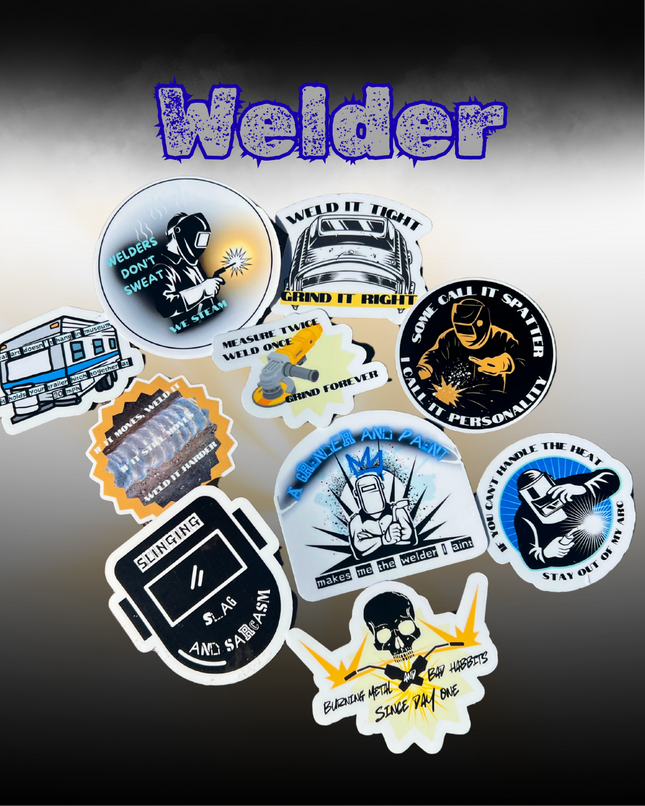 Welder Sticker set