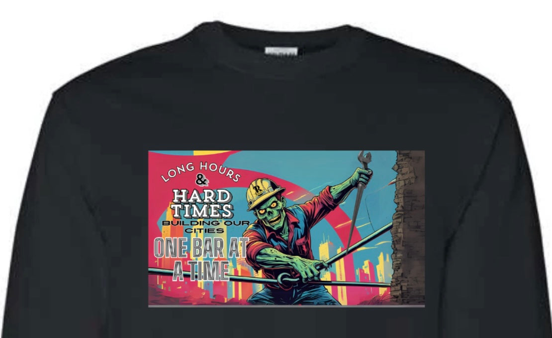 Iron worker Zombie- Long Sleeve