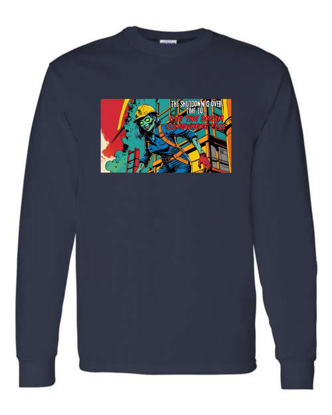 Scaffolder Womens Zombie - Long Sleeve