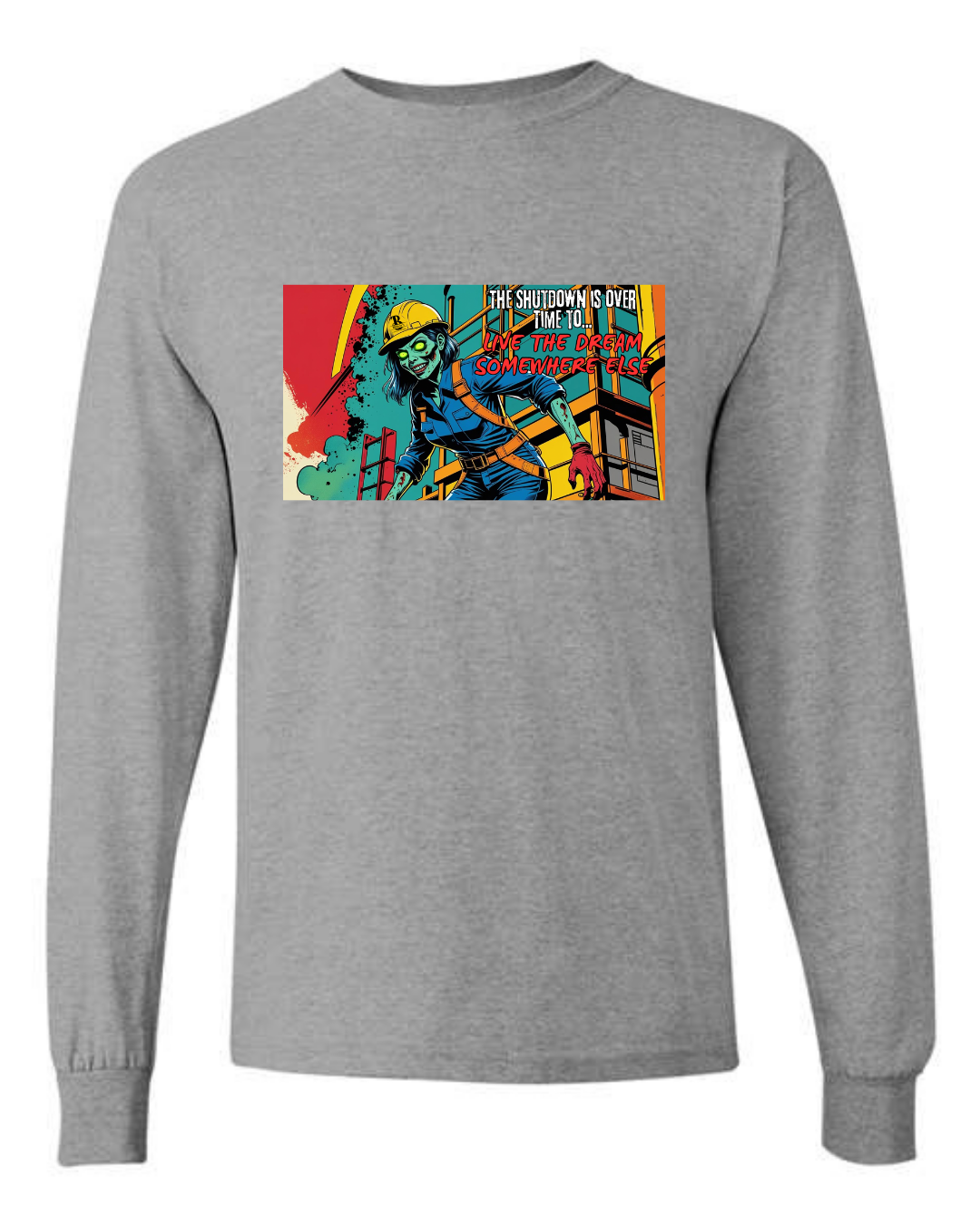 Scaffolder Womens Zombie - Long Sleeve