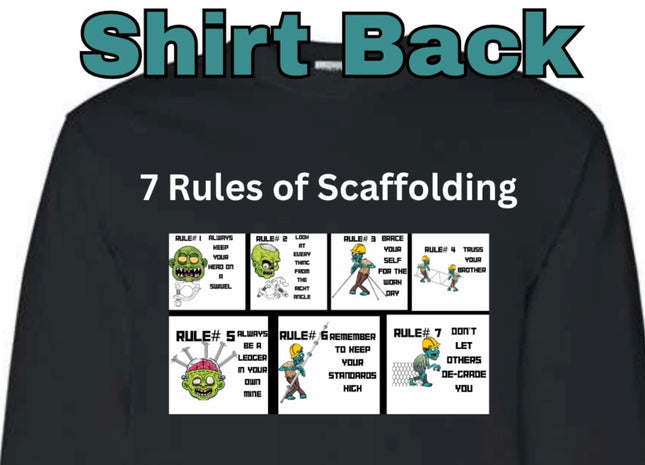 Scaffolder- 7 Rules Long sleeve Shirt