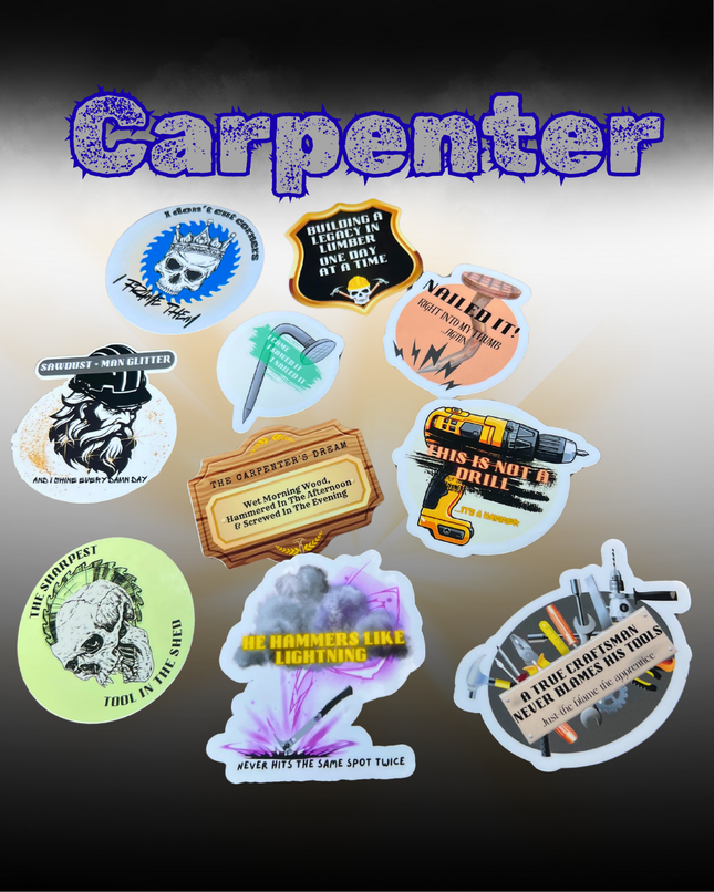 Carpenter Sticker set