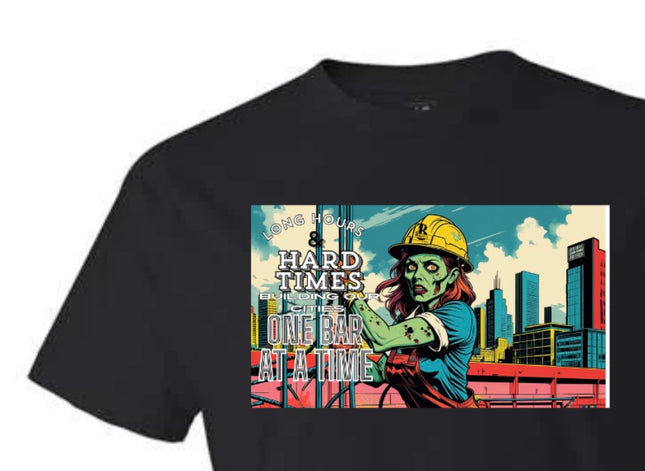 Iron worker women Zombie T-Shirt