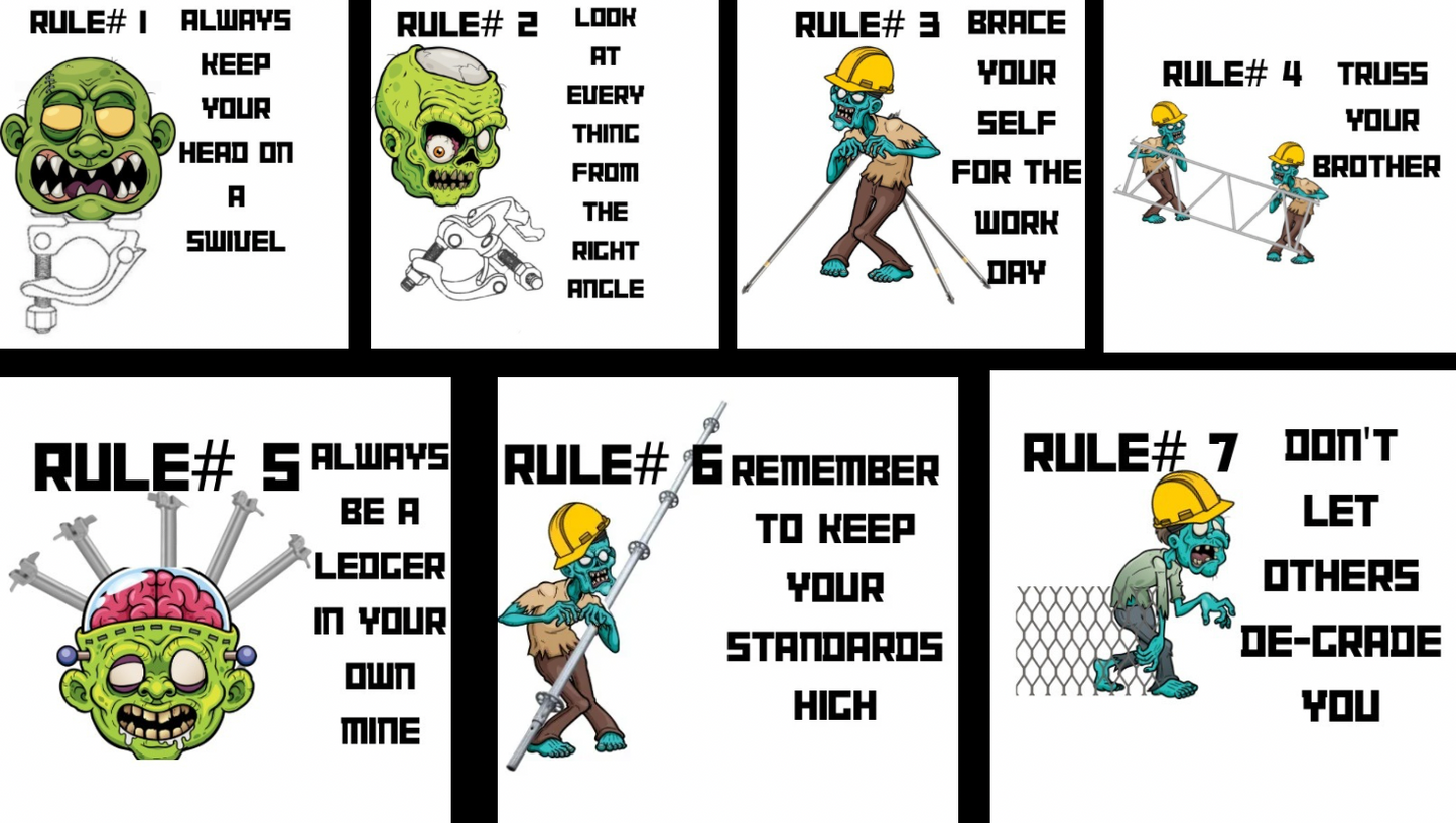 Scaffolder- 7 Rules Long sleeve Shirt