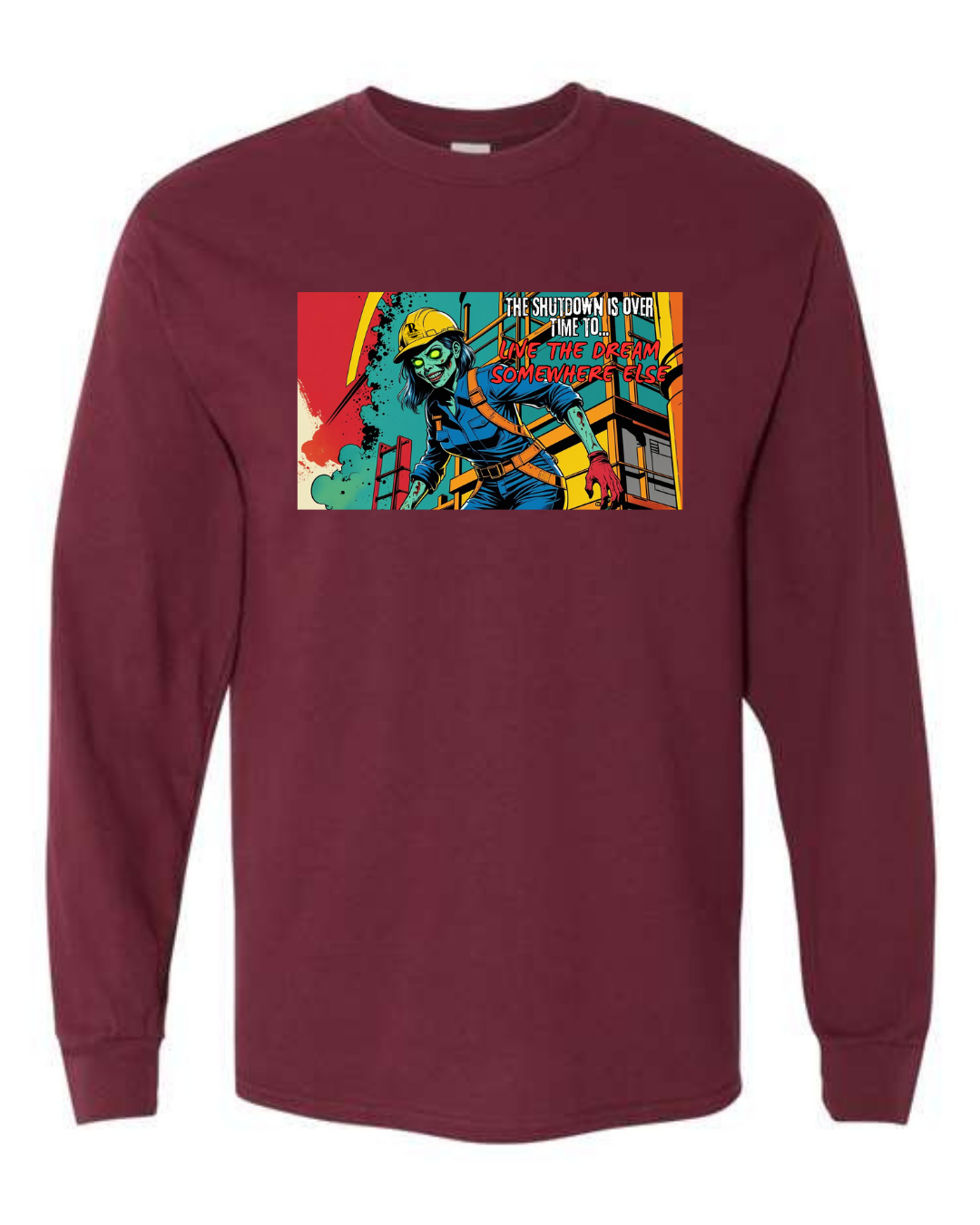 Scaffolder Womens Zombie - Long Sleeve