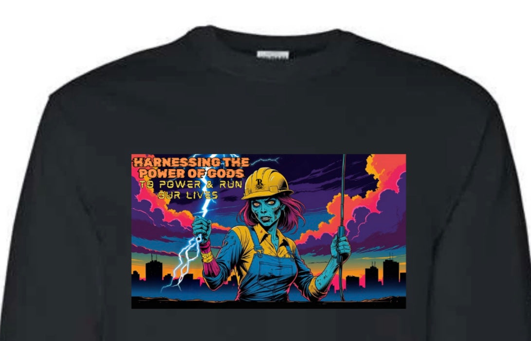 Electrician Women Zombie - Long Sleeve