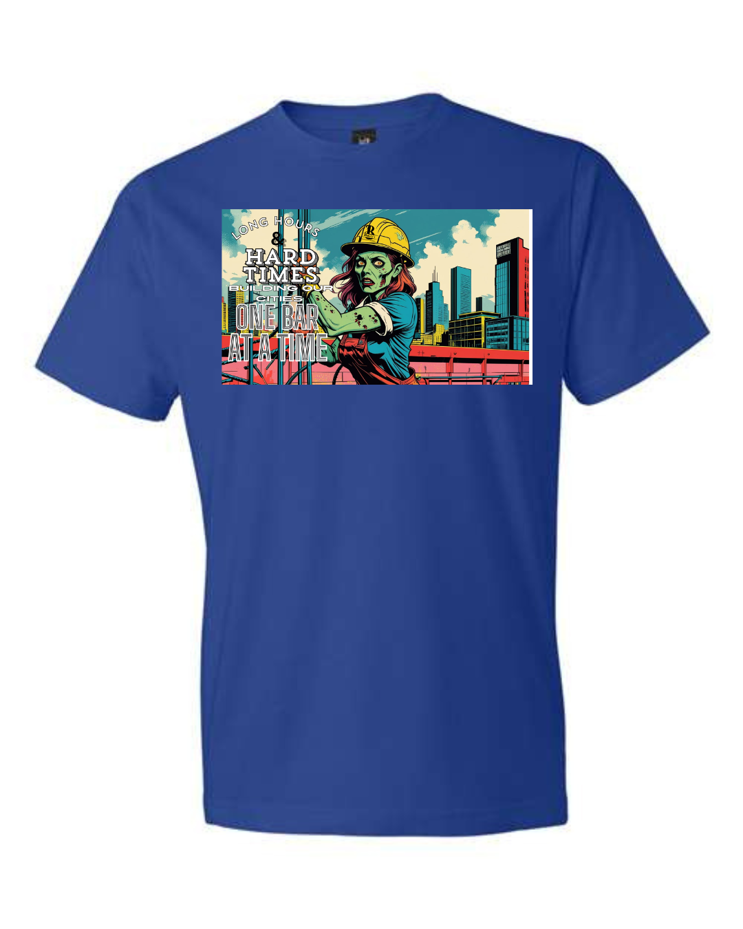 Iron worker women Zombie T-Shirt