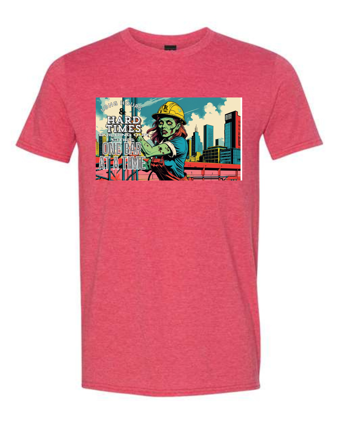 Iron worker women Zombie T-Shirt