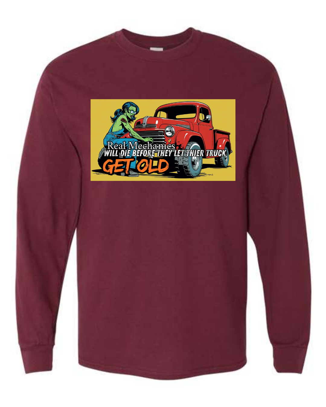 Mechanic Women Zombie -long Sleeve